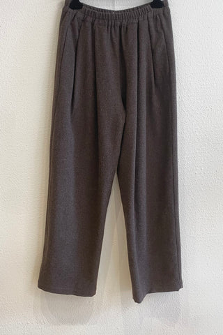 Pantalon en lainage BACKER Cacao
