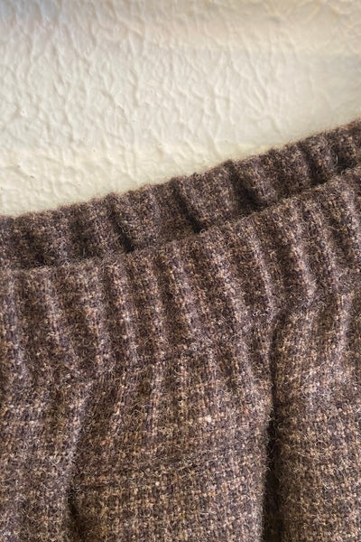 Pantalon en lainage BACKER Cacao