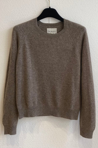 Pull fin CREW Taupe