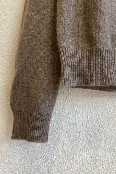 Pull fin CREW Taupe
