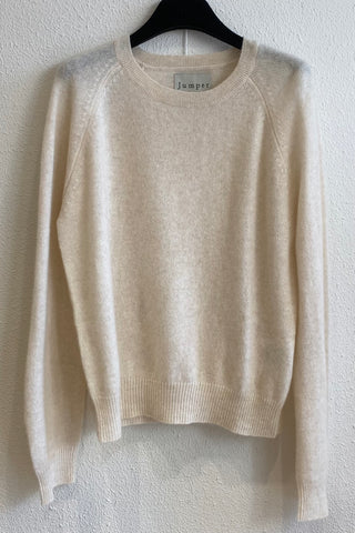 Pull fin CREW Crème