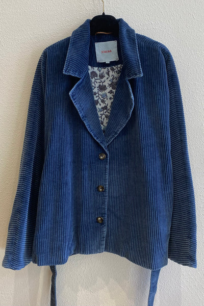 Veste en velours COLT Bleu-Gris