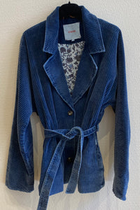 Veste en velours COLT Bleu-Gris