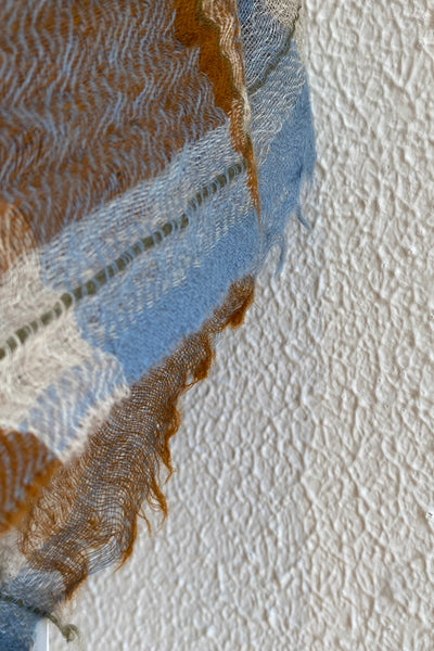 Écharpe tissée à carreaux Toffee