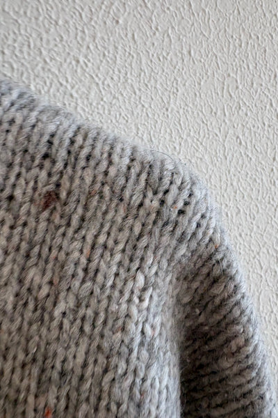 Pull chiné Gris Clair