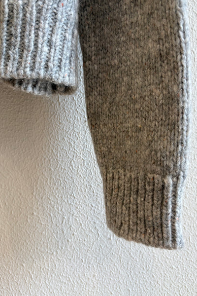 Pull chiné Gris Clair
