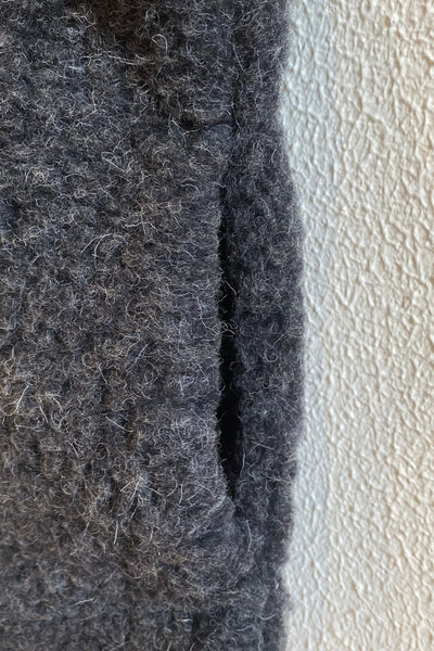 Gilet en laine Anthracite