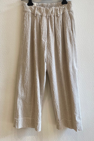 Pantalon en velours Galet