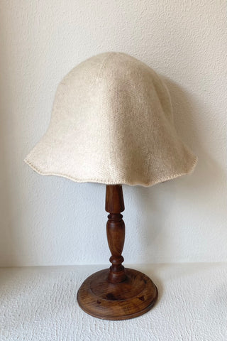 Chapeau en cachemire Naturel
