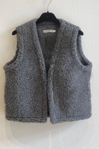 Gilet en laine Graphite