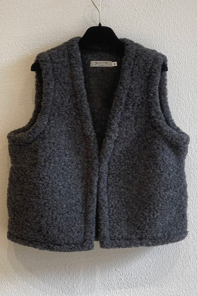 Gilet en laine Anthracite