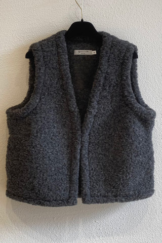 Gilet en laine Anthracite