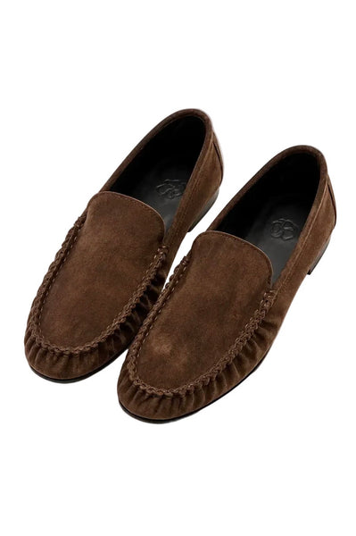 Mocassins en daim Café