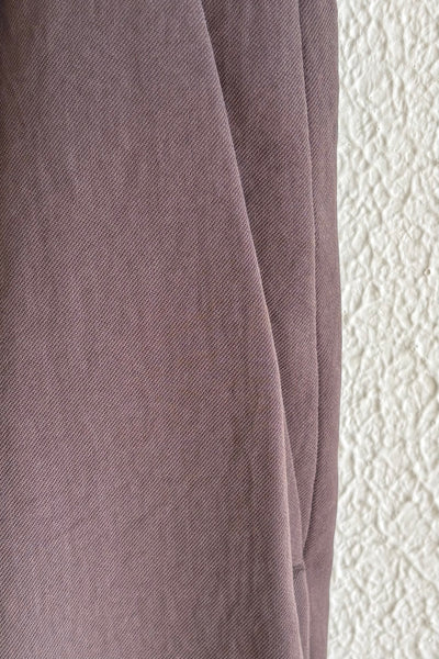 Pantalon à plis en crêpe Truffe