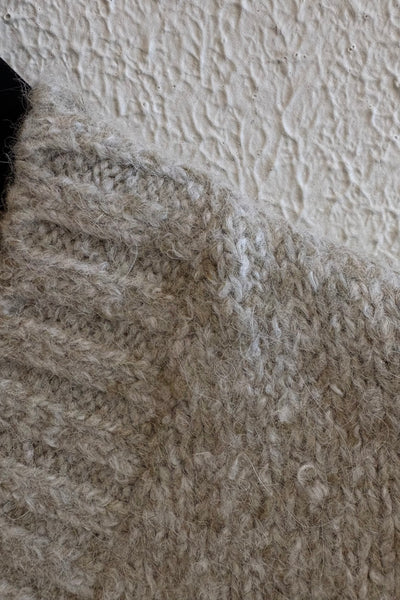 Pull V chiné Galet