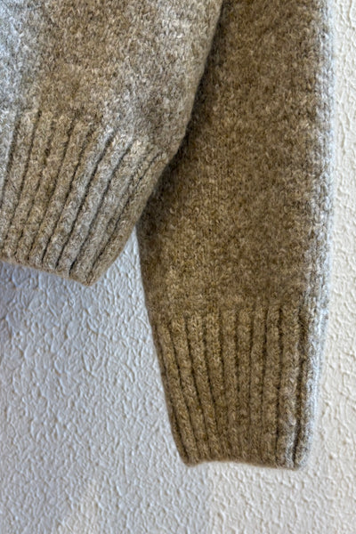 Pull V chiné Galet