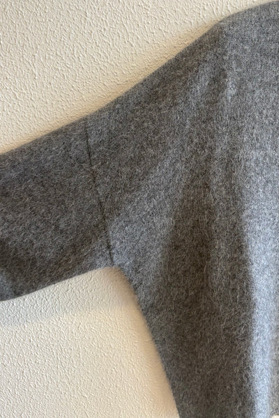 Pull duveteux gris Moyen
