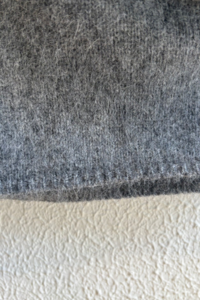 Pull duveteux gris Moyen
