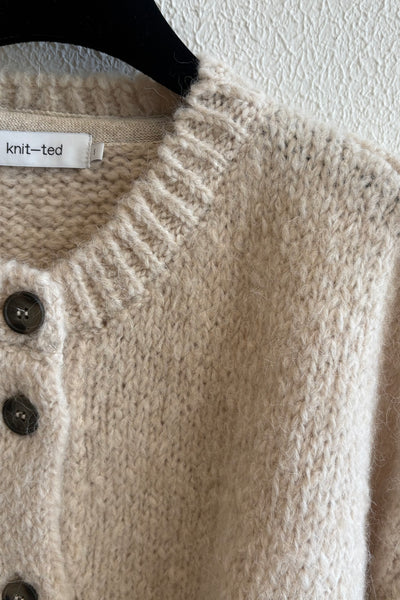 Cardigan épais Ecru