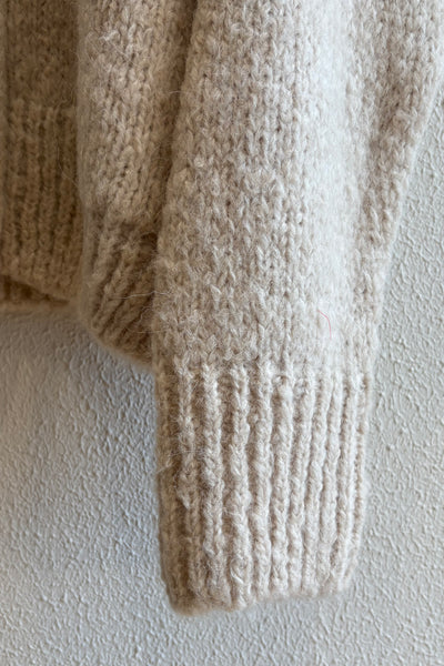 Cardigan épais Ecru