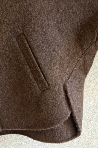 Veste double face Brun