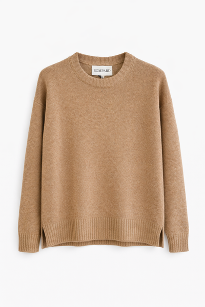 Pull ample en cachemire Caramel