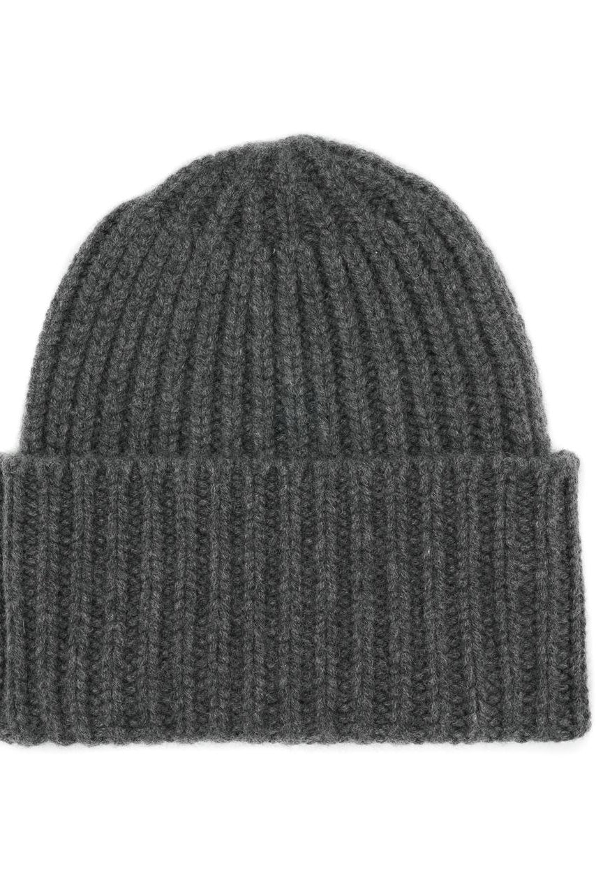 Bonnet Cachemire Gris Chiné