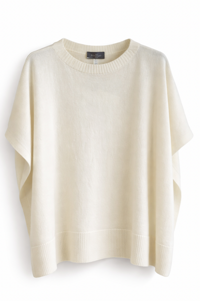 Poncho en cachemire Naturel