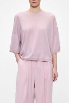 Pull en mérinos Rose🔴
