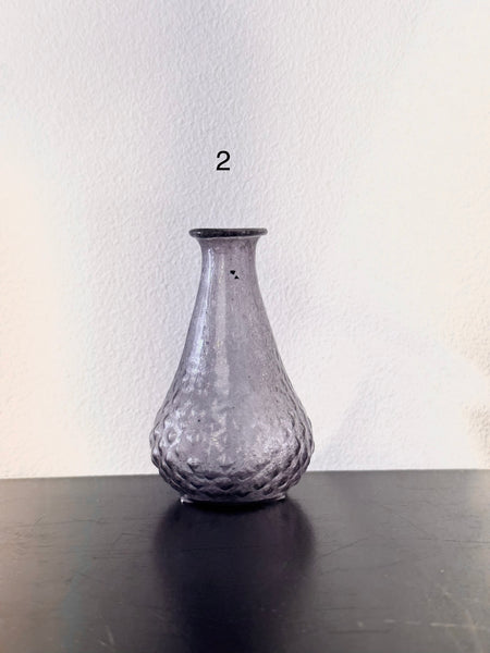 Mini vase en verre recyclé Violet