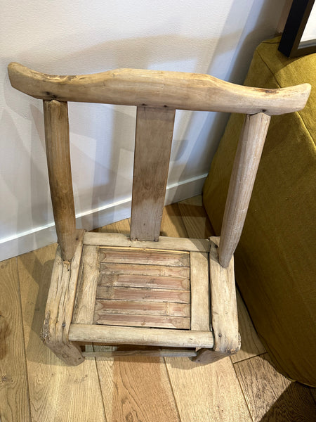 Chaise en Orme 19ème siècle