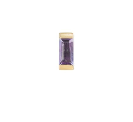 Métier by tomfoolery Puce mini griffe baguette tanzanite n°5