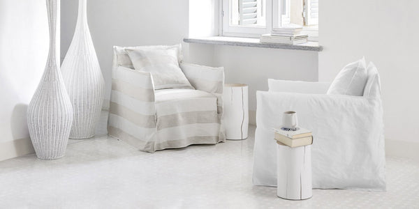 Fauteuil GHOST 05 Lino bianco