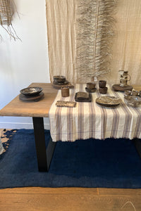 Tapis en chanvre Indigo