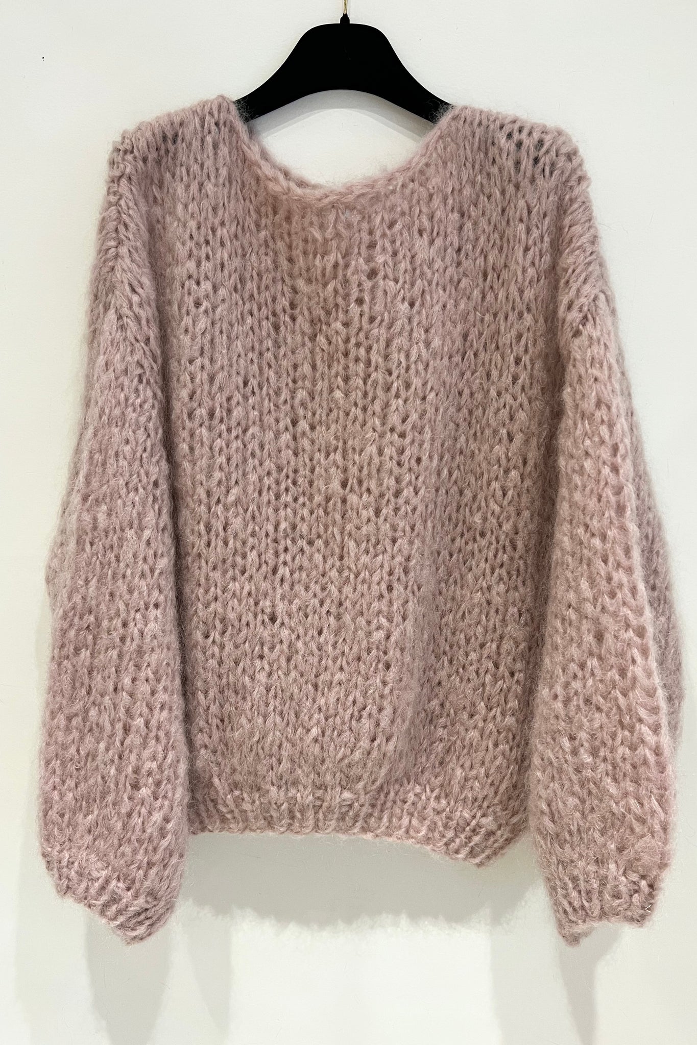 Maiami Pull MOHAIR Antique Pink
